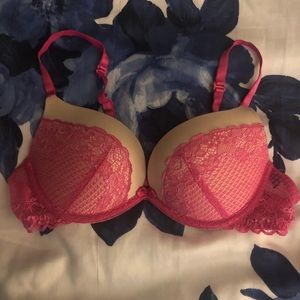 Aerie pink and nude push up bra 32B